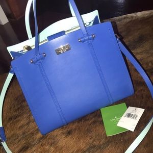 Kate Spade Small Elodie Royal Blue